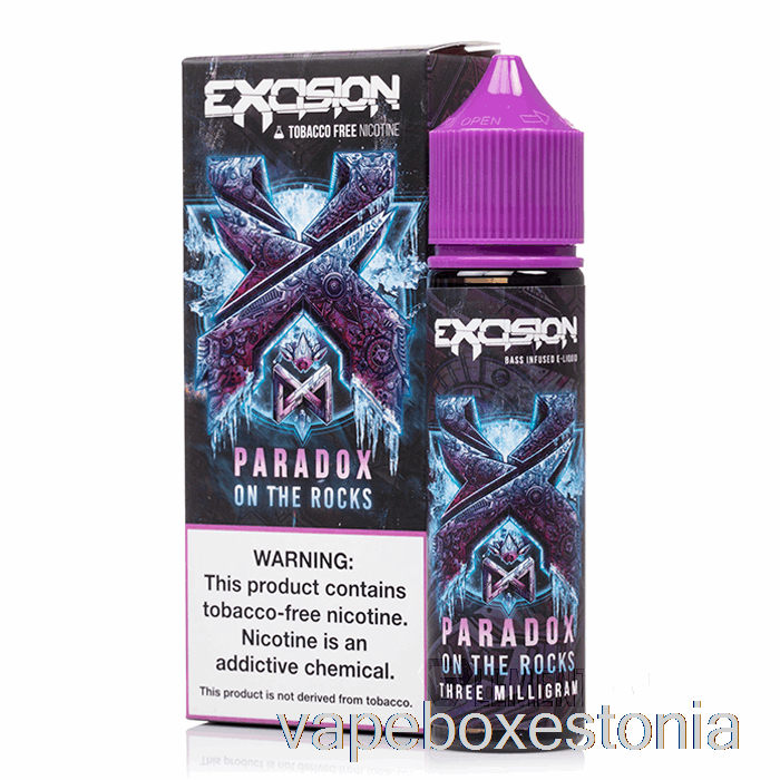 Vape Box Estonia Paradox On The Rocks - Excision - Alt Zero - 60ml 6mg